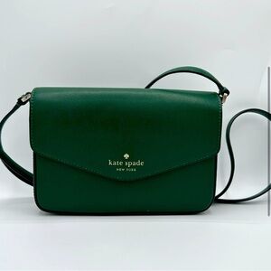 Kate Spade Green Leather Crossbody Bag